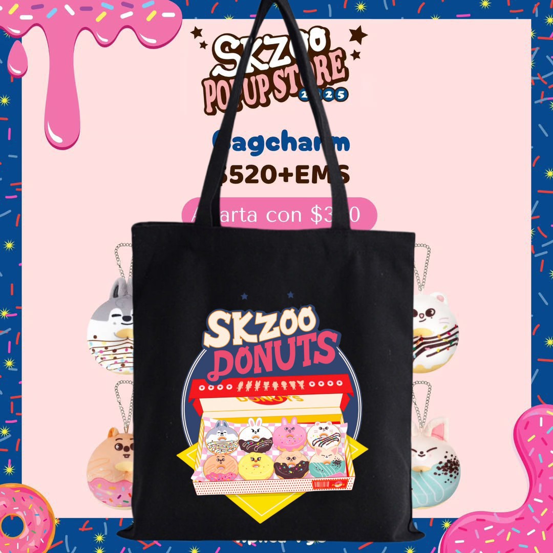 Anime Tote Bag - Idol SKZOO Stray Kids Periphery Cotton
