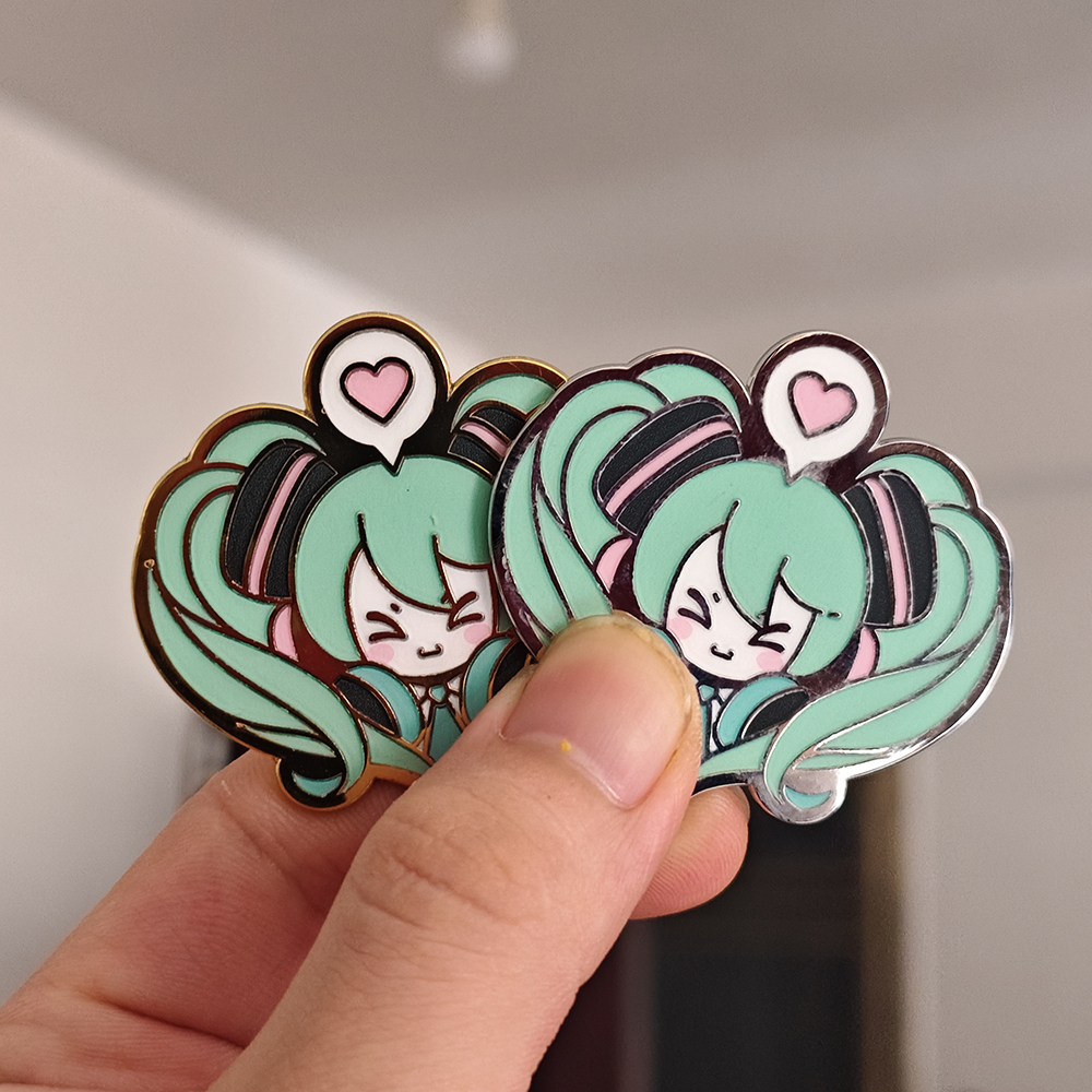 Anime Merchandise For Girls - Anime merchandise, music, girls, enamel brooches,