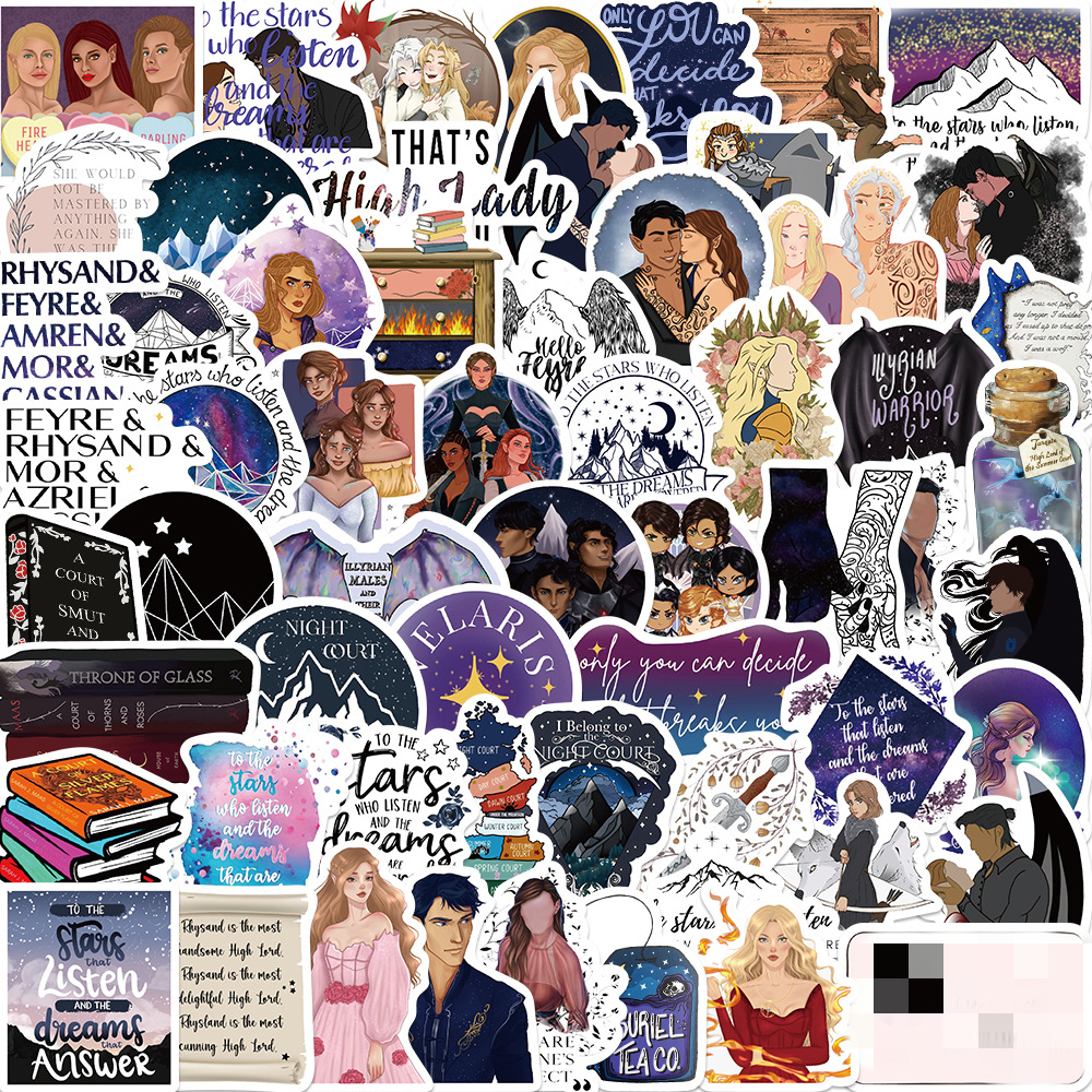 60PCS Acotar Merchandise Anime - مراجعة Anime Merchandise For Kids وسعره