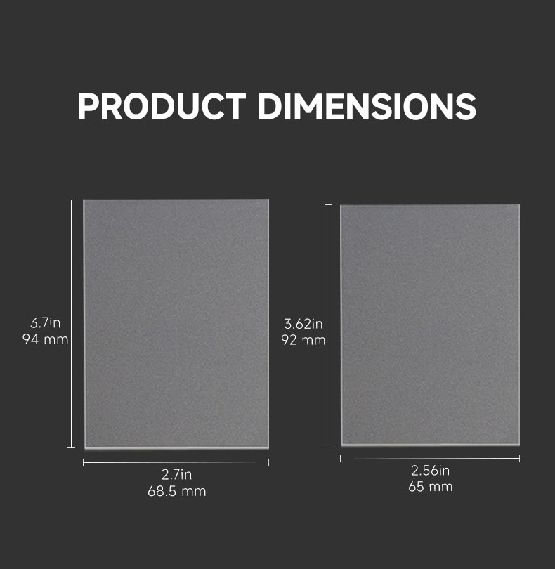68.5x94mm/65x92mm Premium Clea - مراجعة Collector Card Sleeve وسعره