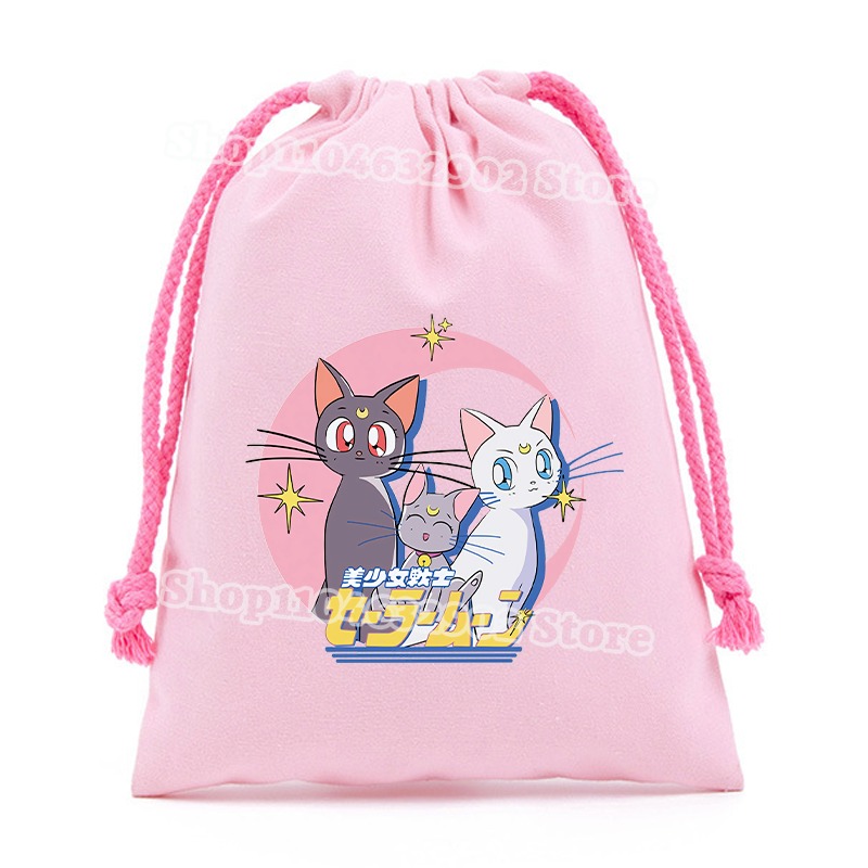 Sailor Moon Small Drawstring P - مراجعة Anime Tote Bag وسعره