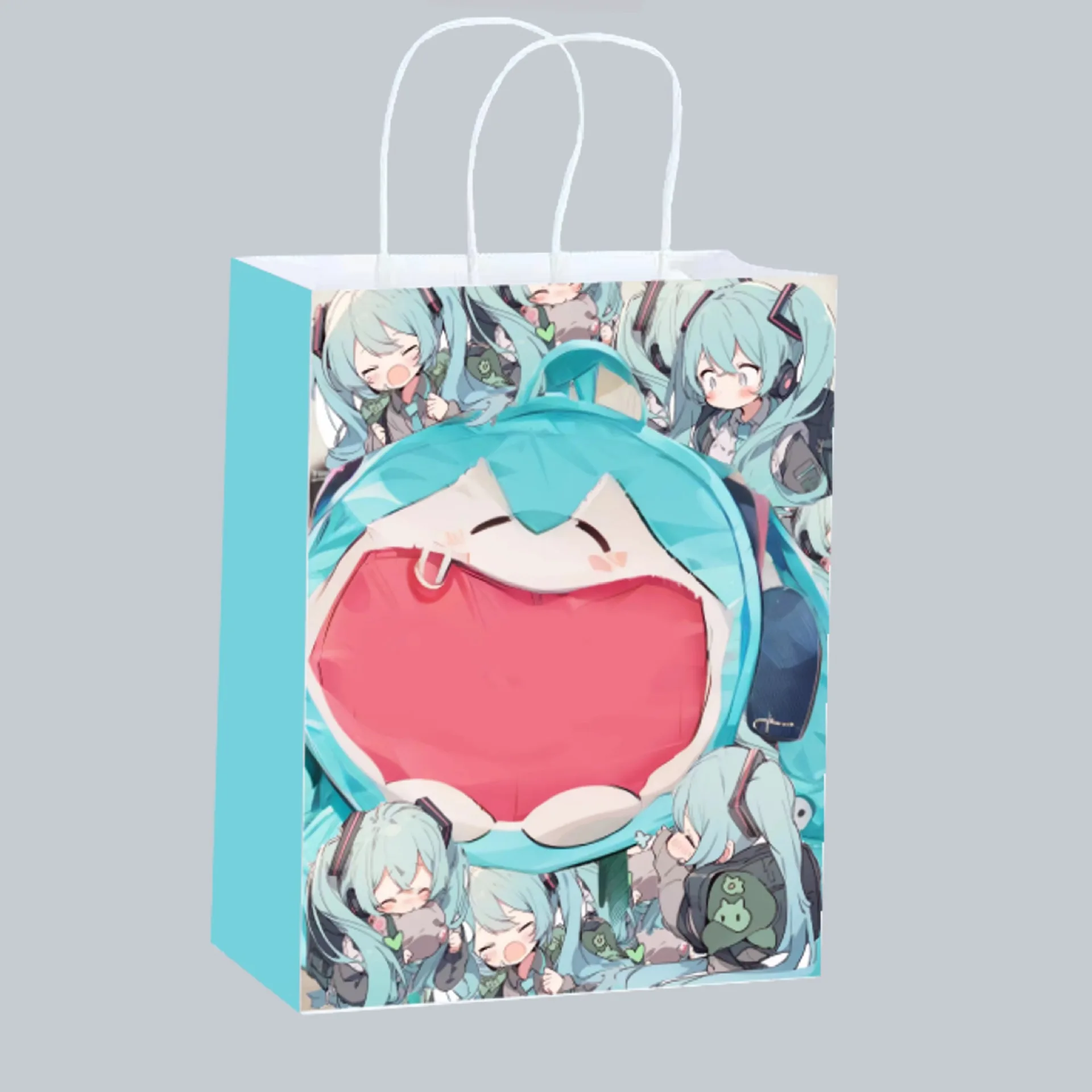 Cute Anime Hatsune Miku Paper  - مراجعة Anime Tote Bag وسعره
