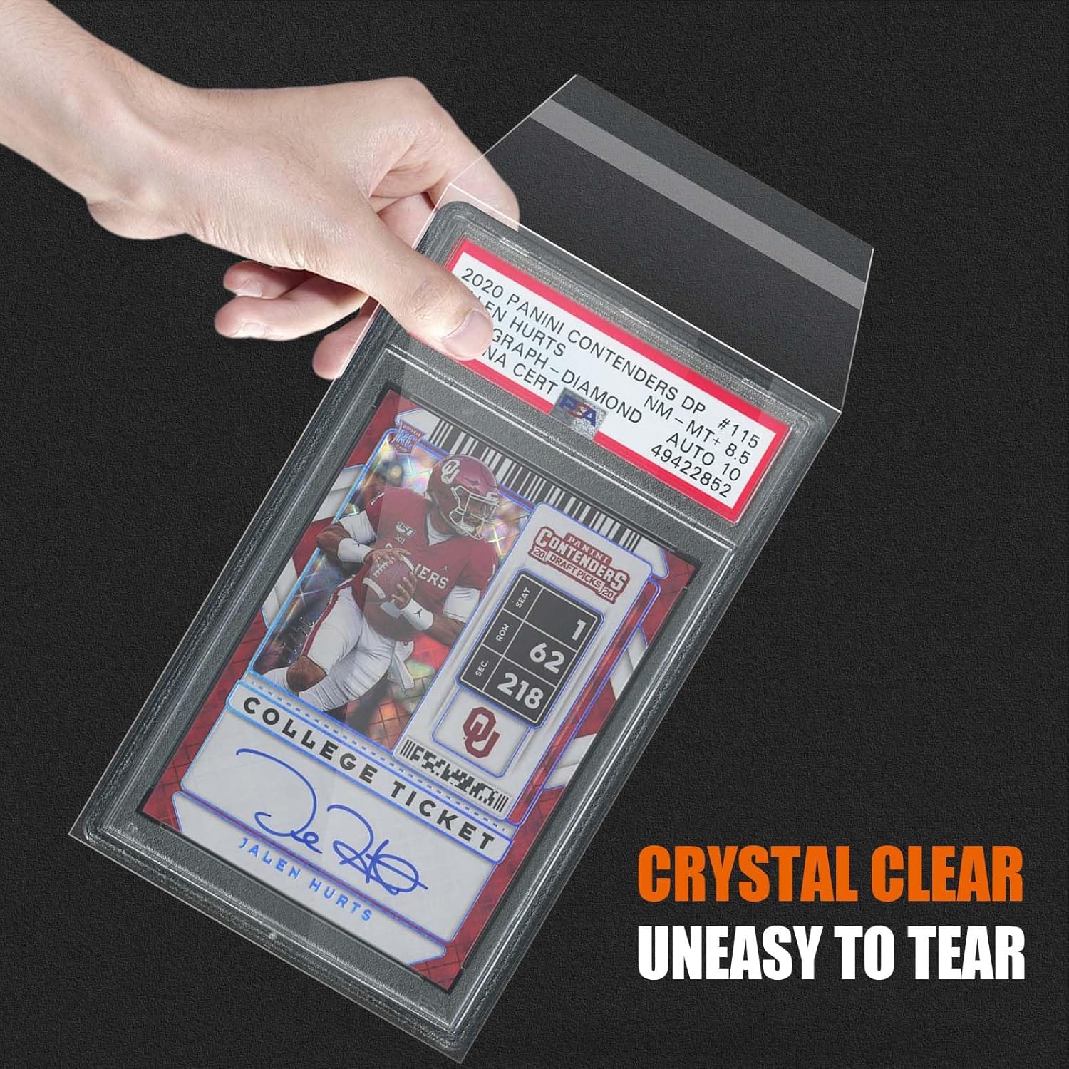 100 Pack PSA Graded Card Sleev - مراجعة Collector Card Sleeve وسعره