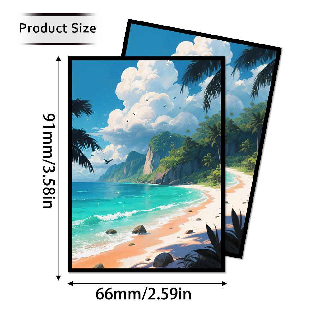 66X91mm 60PCS Standard Size Ad - مراجعة Collector Card Sleeve وسعره