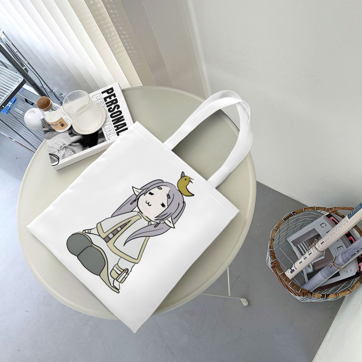 Frieren Beyond Journey's End A - مراجعة Anime Tote Bag وسعره