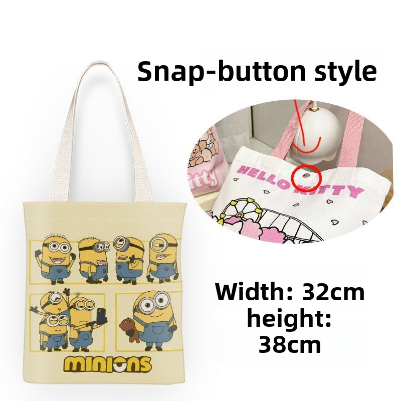 Minions movie animation cartoo - مراجعة Anime Tote Bag وسعره