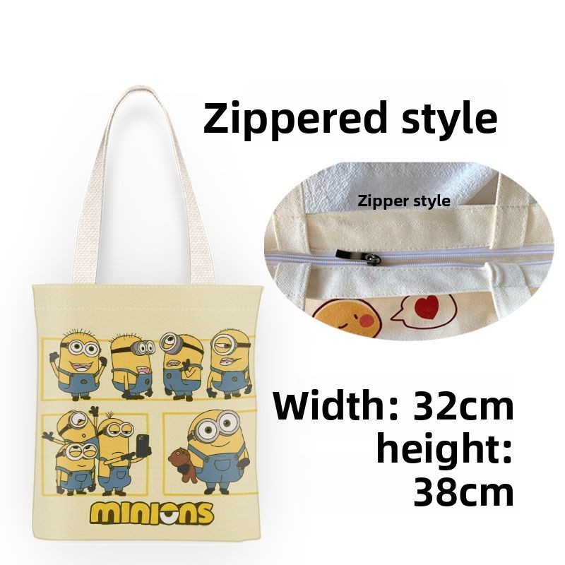 Minions movie animation cartoo - مراجعة Anime Tote Bag وسعره