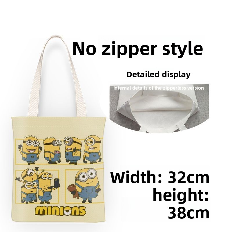 Minions movie animation cartoo - مراجعة Anime Tote Bag وسعره