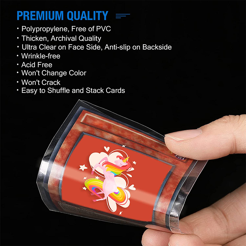 200 Pcs Transparent Playing Ca - مراجعة Collector Card Sleeve وسعره