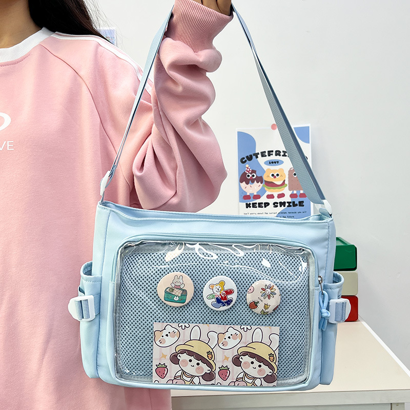 Transparent Badge Display Tote - مراجعة Anime Tote Bag وسعره