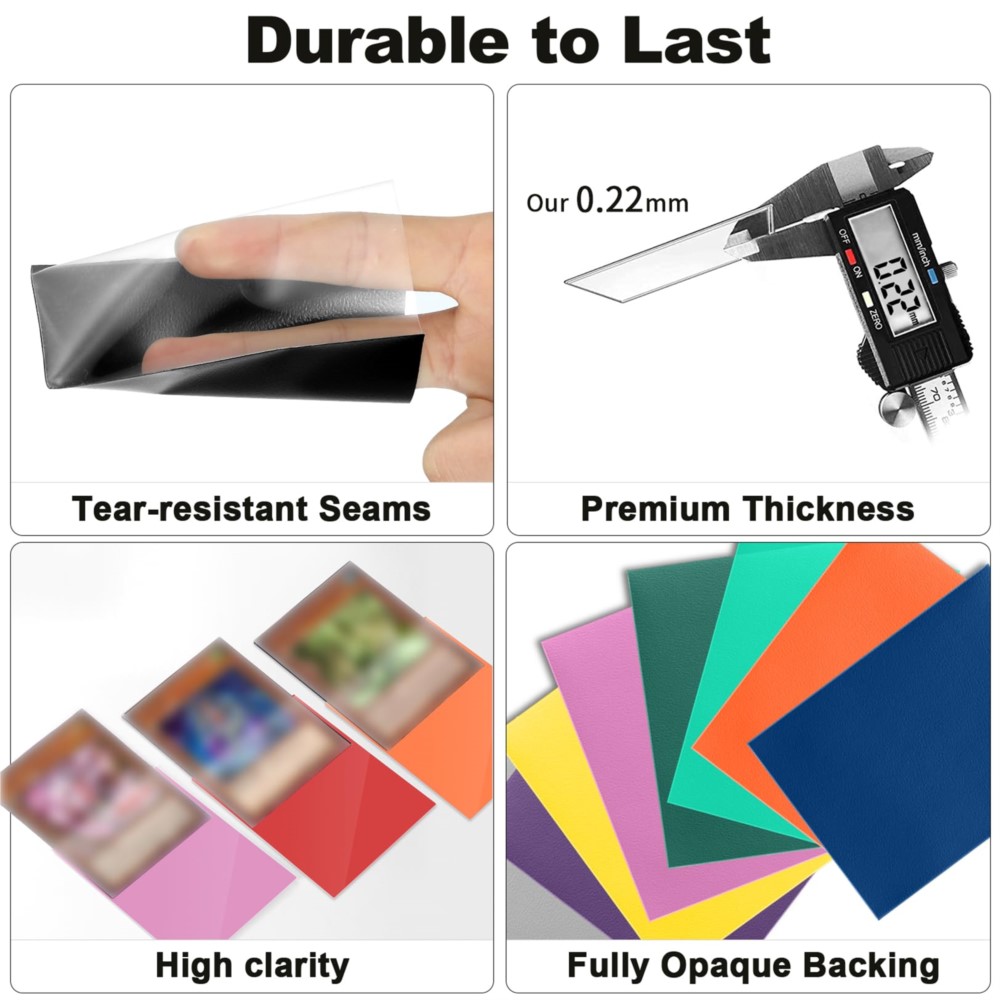 50PCS Card Sleeves For Pokemon - مراجعة Collector Card Sleeve وسعره