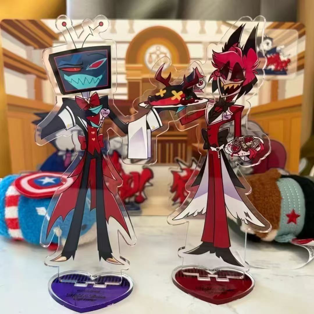 2pcs Hazbin Anime Peripherals  - مراجعة Anime Manga Merchandise وسعره