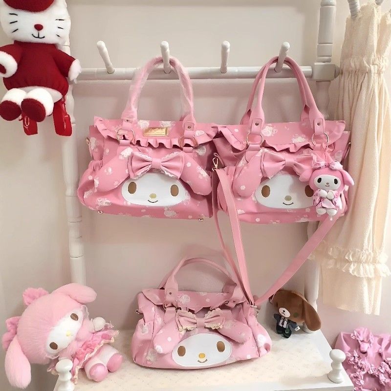 My Melody Cartoon Cute Shoulde - مراجعة Anime Tote Bag وسعره