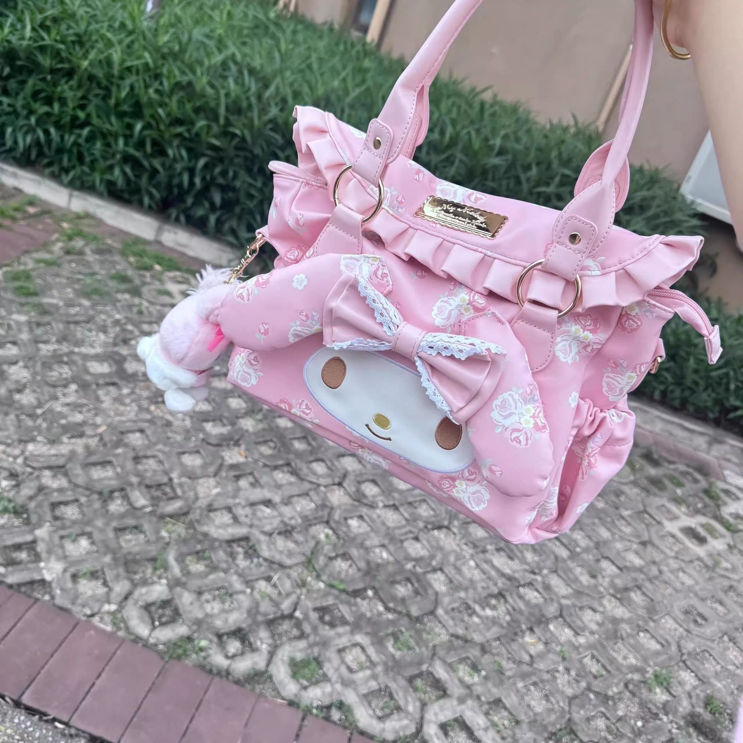 My Melody Cartoon Cute Shoulde - مراجعة Anime Tote Bag وسعره
