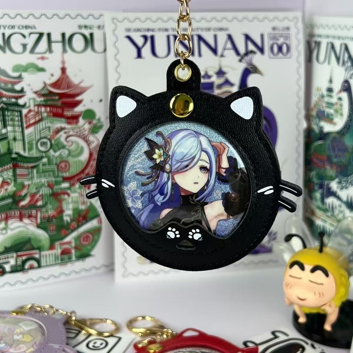 Cute Cat Shape Badge Display O - مراجعة Anime Merchandise China وسعره