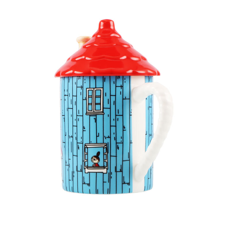 401-500ml Moomin House Ceramic - مراجعة Anime Merchandise Mugs وسعره