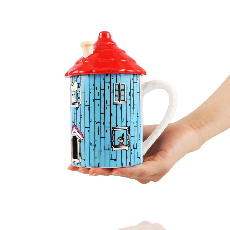 401-500ml Moomin House Ceramic - مراجعة Anime Merchandise Mugs وسعره