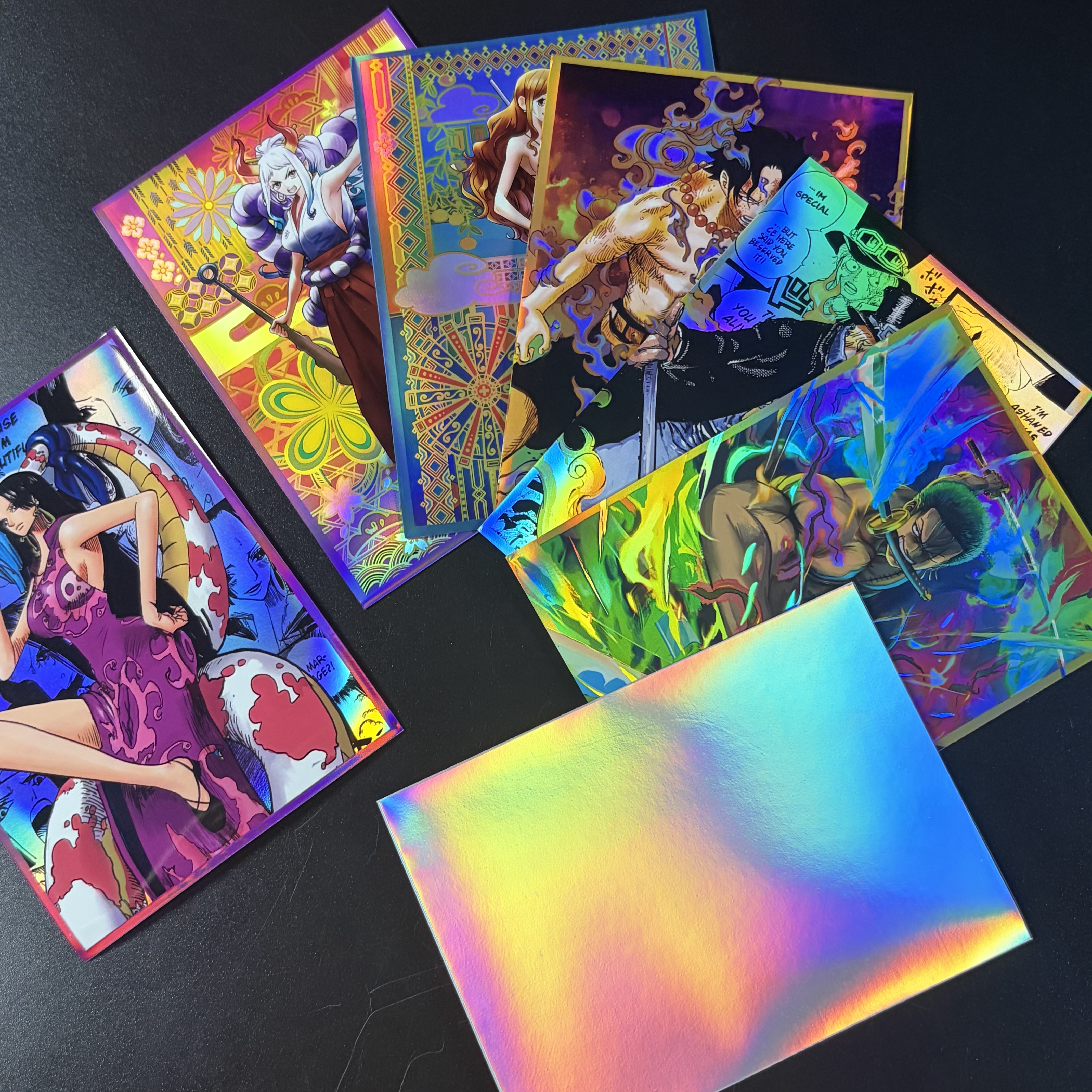 Holographic One Piece Sabo/Zor - مراجعة Collector Card Sleeve وسعره