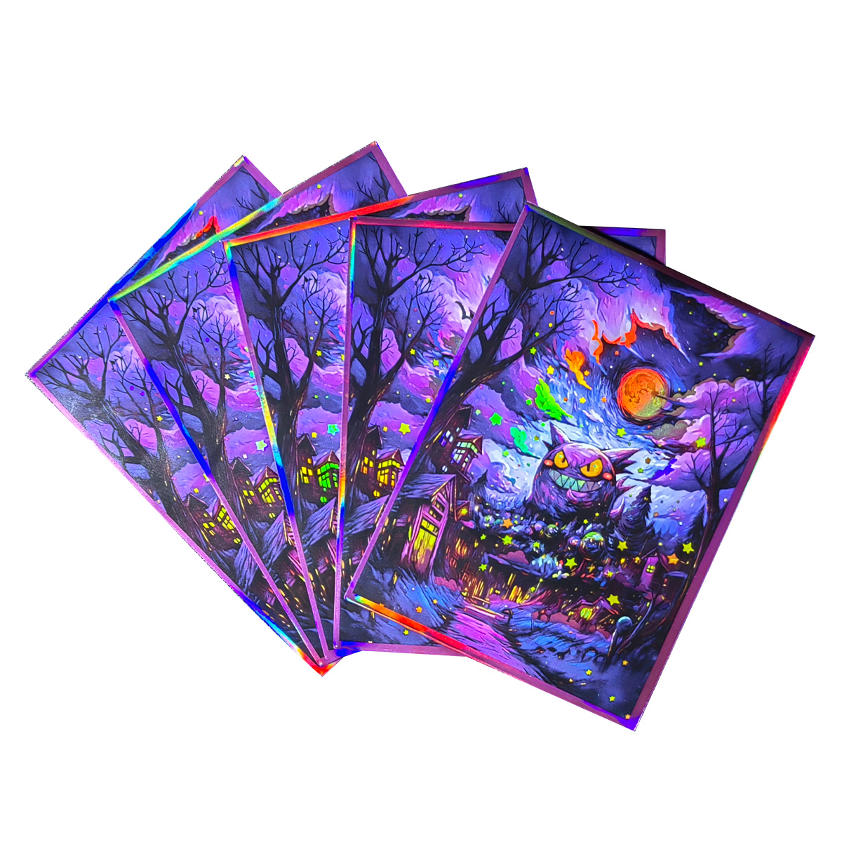 60PCS 66x91mm Pokemon Gengar H - مراجعة Collector Card Sleeve وسعره