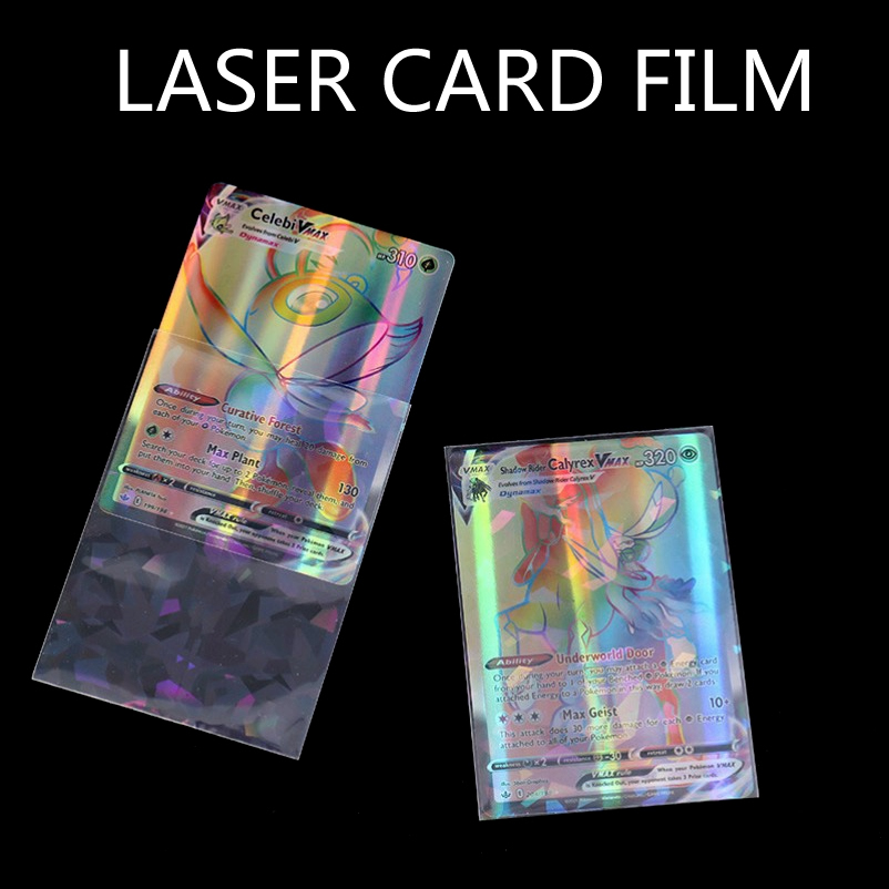 50pcs Soft Trading Laser Card  - مراجعة Collector Card Sleeve وسعره