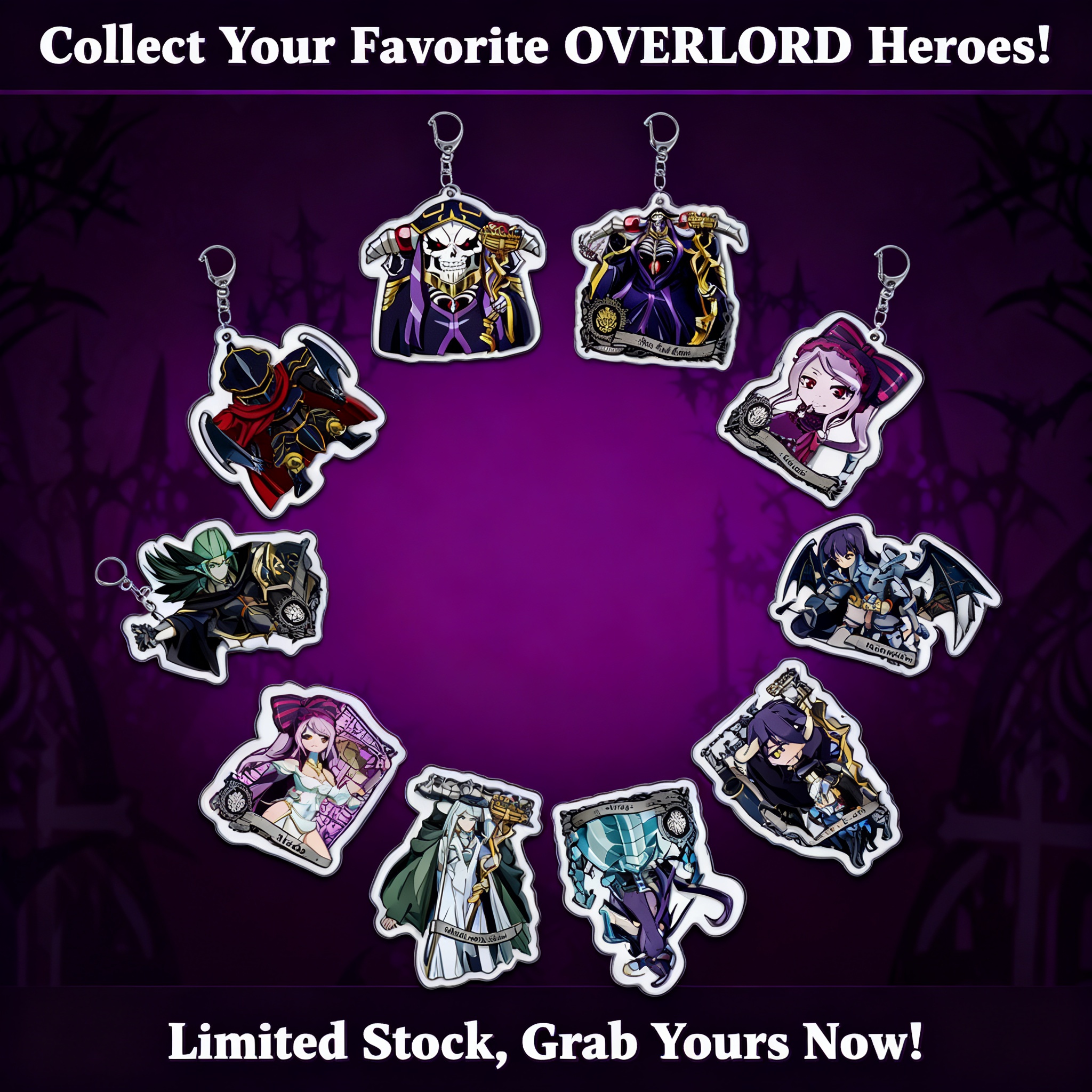 Overlord Albedo Anime Keychain - مراجعة Overlord Anime Merchandise وسعره
