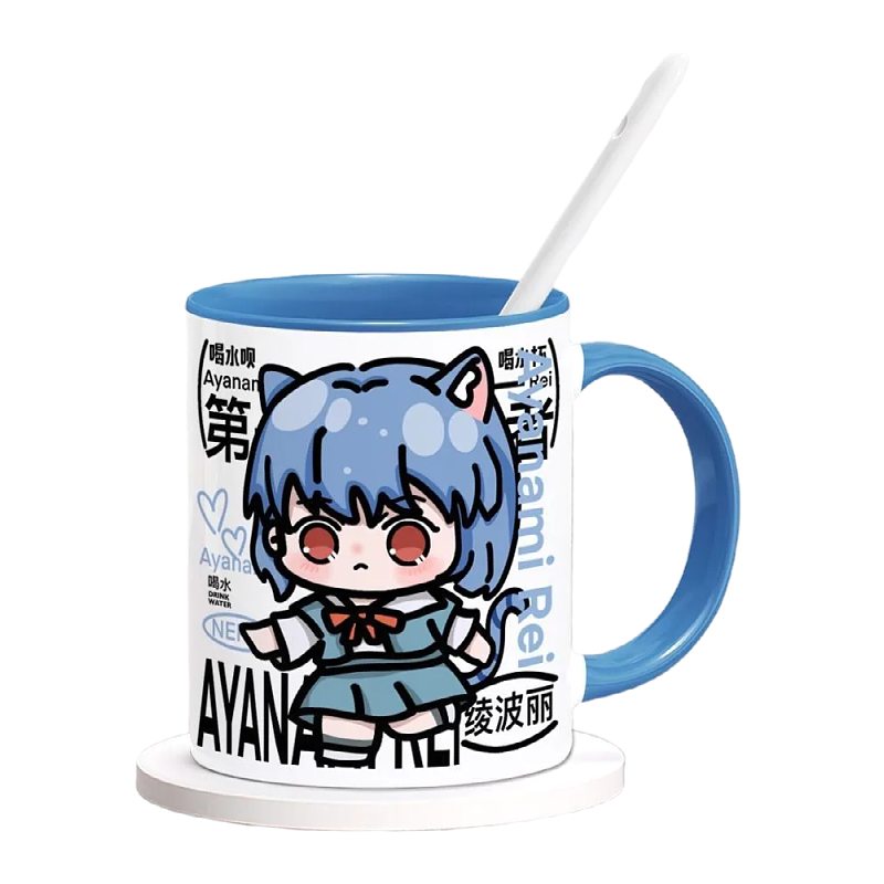 EVA Asuka Langley Soryu Anime  - مراجعة Anime Merchandise Mugs وسعره