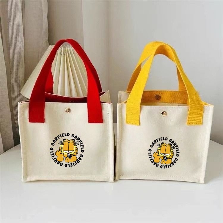 Garfield anime cartoon cute st - مراجعة Anime Tote Bag وسعره
