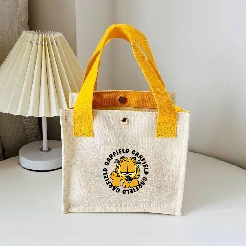 Garfield anime cartoon cute st - مراجعة Anime Tote Bag وسعره