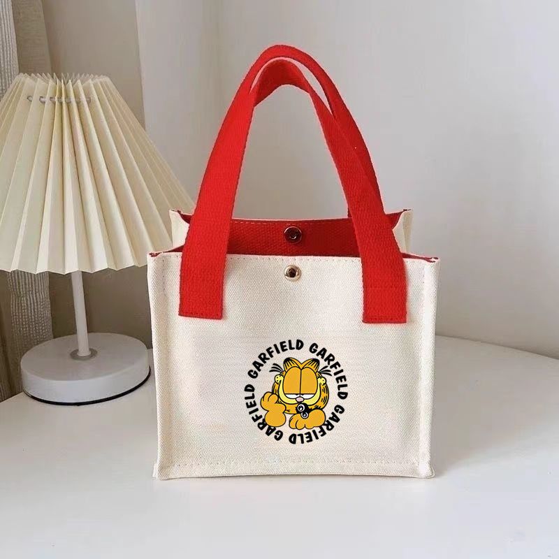 Garfield anime cartoon cute st - مراجعة Anime Tote Bag وسعره