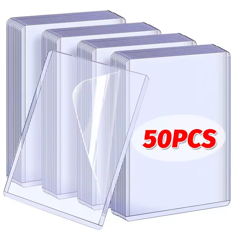 1/25/50Pcs Transparent Korean  - مراجعة Collector Card Sleeve وسعره