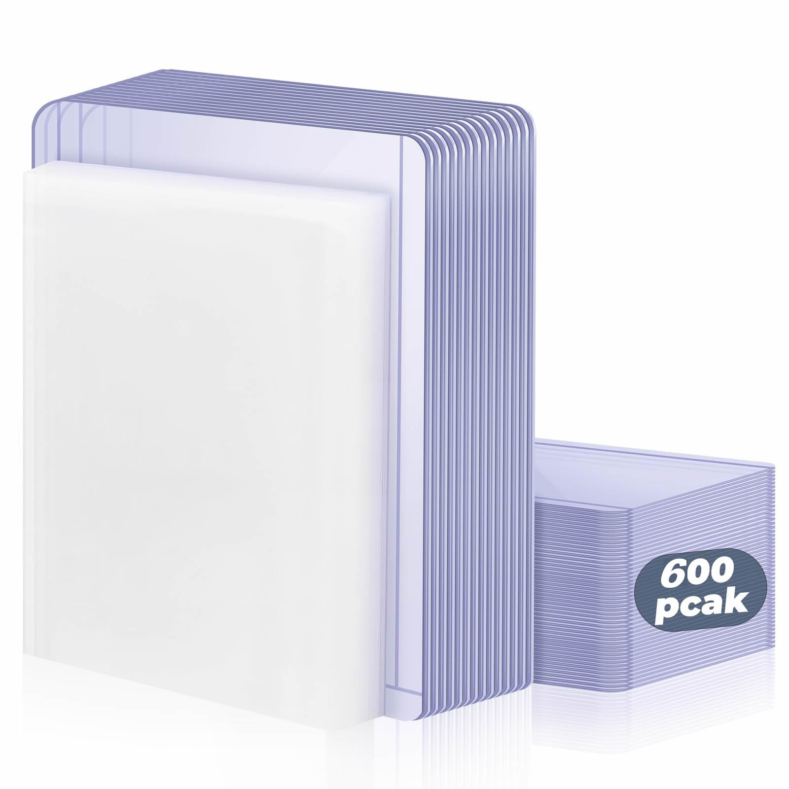 100-600pcs Card Sleeves Hard S - مراجعة Collector Card Sleeve وسعره