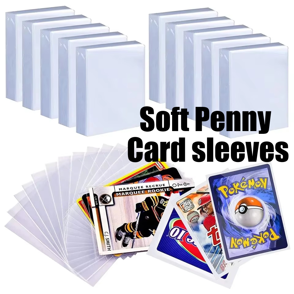 100-600pcs Card Sleeves Hard S - مراجعة Collector Card Sleeve وسعره