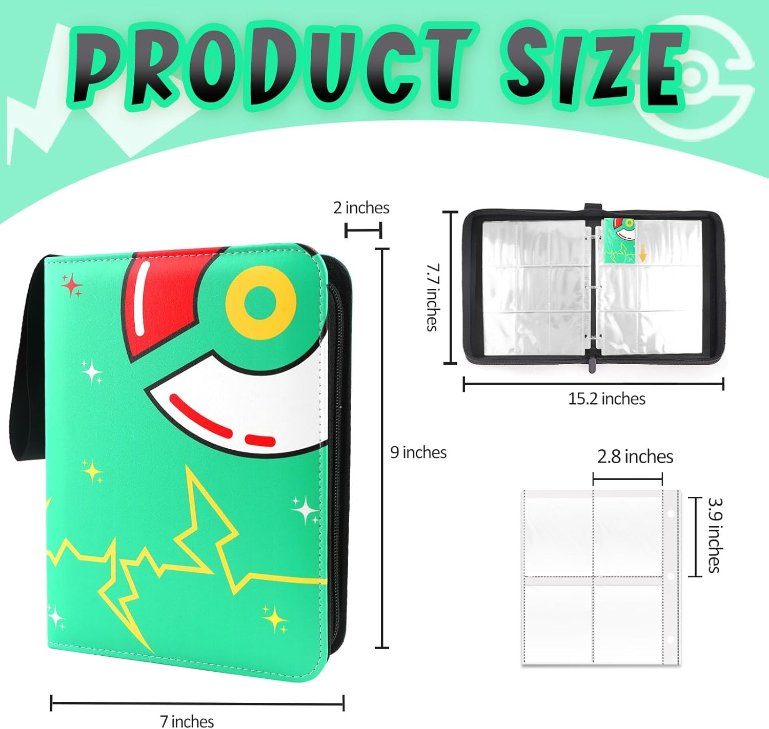 400 Pockets Card Binder with 5 - مراجعة Collector Card Sleeve وسعره