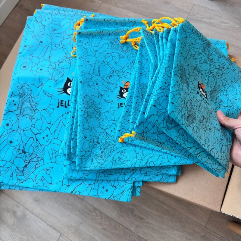 Blue Kawaii Non woven Fabric D - مراجعة Anime Tote Bag وسعره